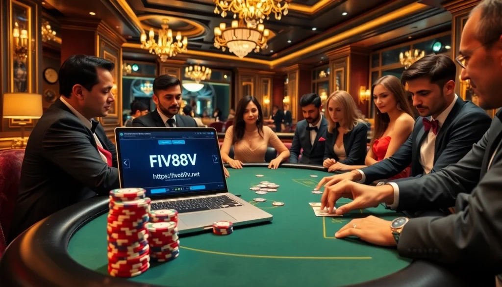 Experience the thrill of luxury gambling at https://five88v.net with top poker action and stylish casino ambience.
