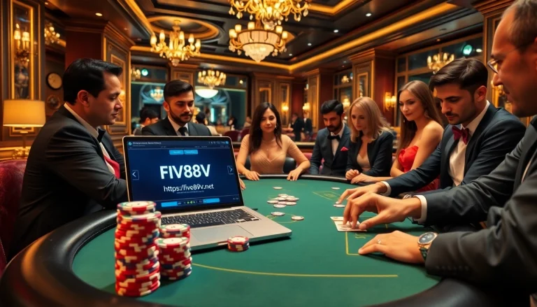 Experience the thrill of luxury gambling at https://five88v.net with top poker action and stylish casino ambience.