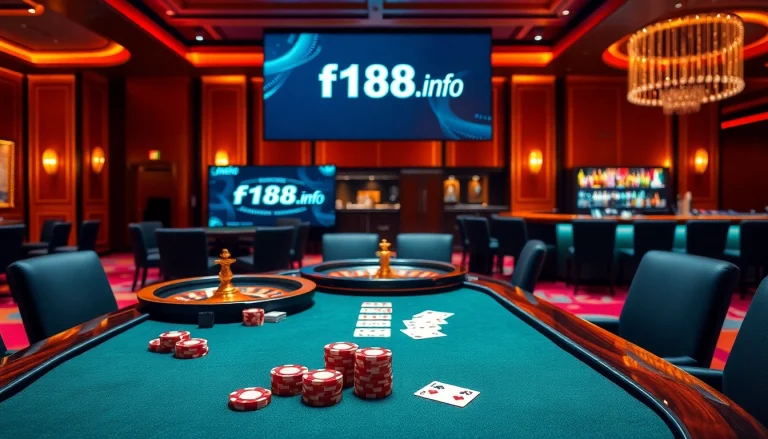Experience luxurious gaming at https://f168info.com/ with high-stakes poker and roulette excitement.