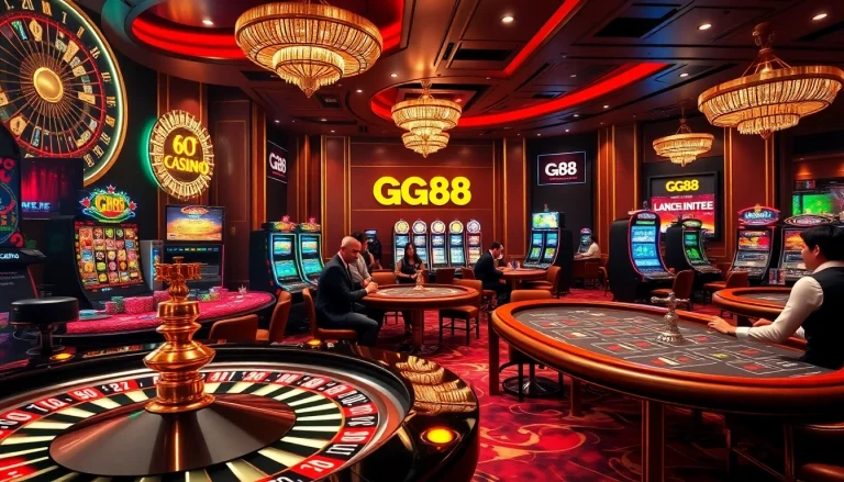 Experience the thrill at GG88 with dynamic casino games like roulette, slots, and poker.