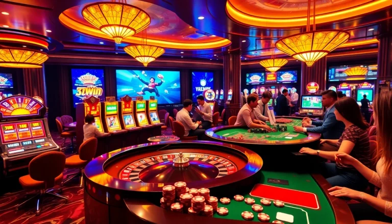 Experience the thrill of gambling at link vào 33win with vibrant casino visuals and exciting gameplay.