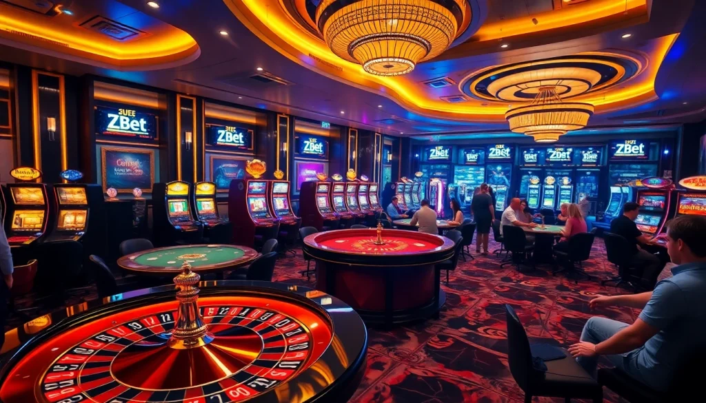 Experience the excitement of zbet game with live poker sessions and vibrant casino atmosphere.
