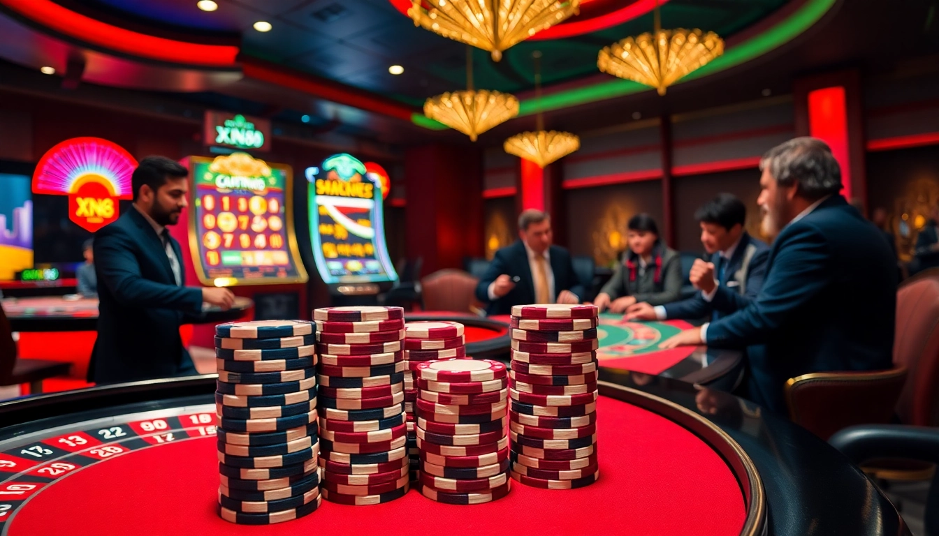 Experience the excitement of XN88 online casino with thrilling roulette and poker games.