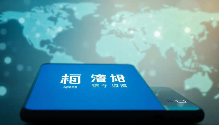 快连下载 app interface showcasing fast and secure connection features on smartphone with global network background.