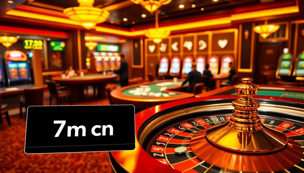 Experience thrilling gambling action with 7m cn at elegant casino tables illuminated in excitement.
