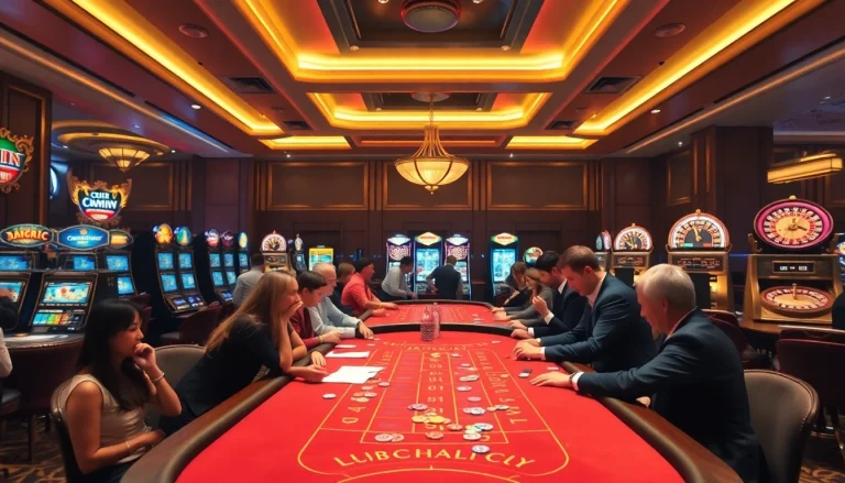 Engage in thrilling casino games at Okwin with vibrant tables and exciting gameplay.