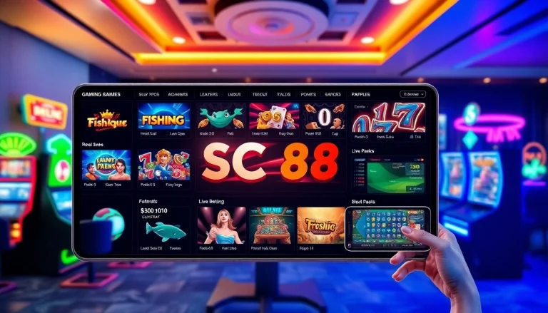 Discover the immersive gaming experience at https://sc88.ad/ with vibrant interfaces and exciting gaming options.