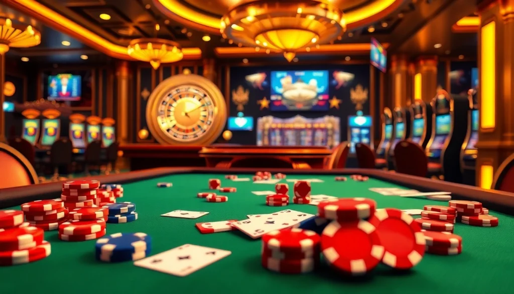 Experience thrilling gameplay action at https://abc8phi.com/ with vibrant casino visuals and immersive elements.