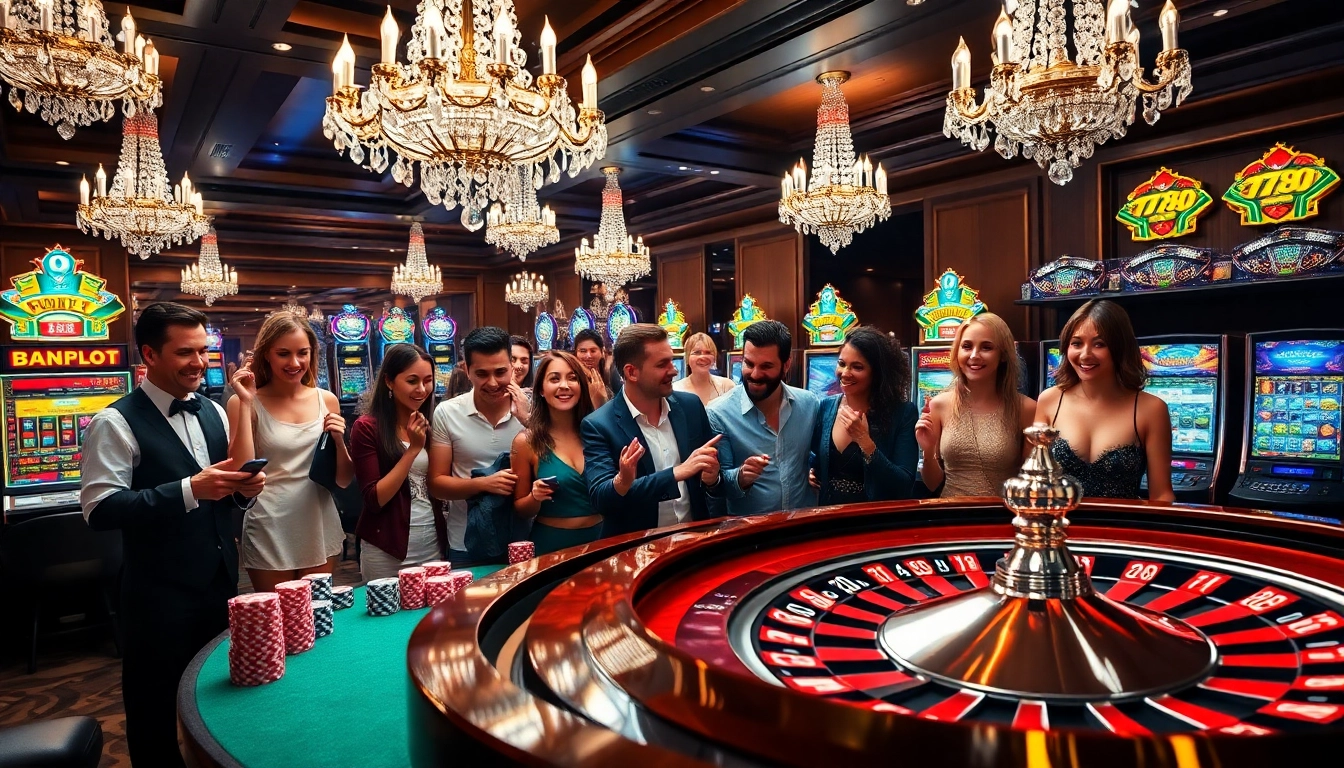 Experience thrilling gameplay at 789F with vibrant casino elements and engaging players.