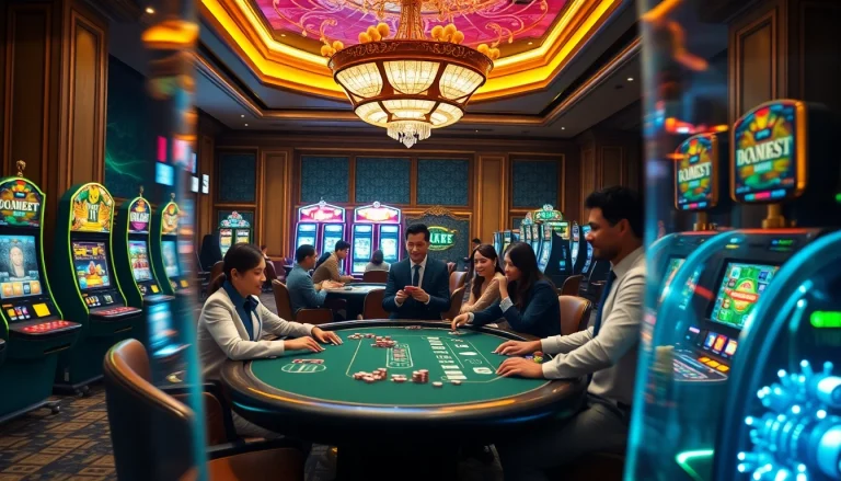 Experience the luxury of Clube VIP HHBET with elite players at glamorous casino tables.