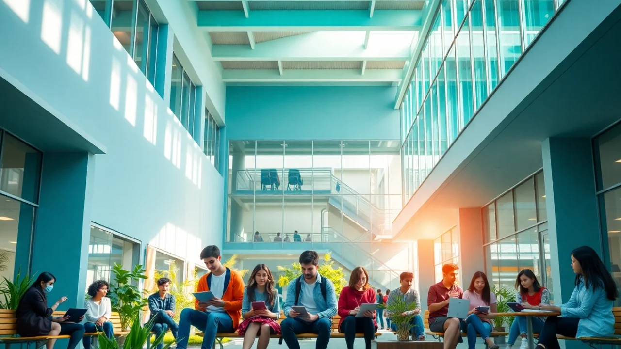 Students at Istanbul Medipol University apply for diverse programs in a vibrant campus setting.