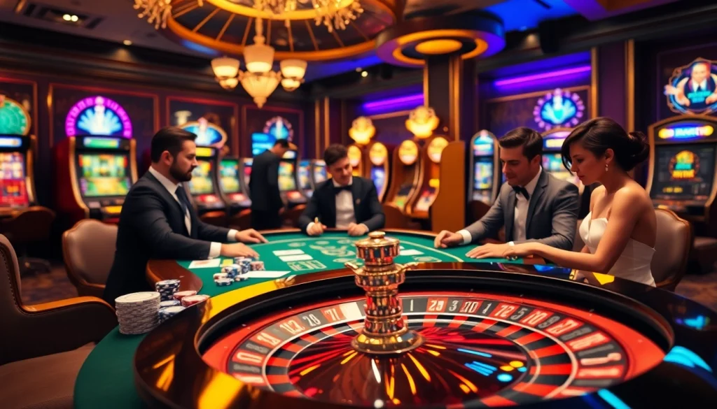 Engage in thrilling poker strategies at https://vj88vn.com/ with vibrant casino ambiance.