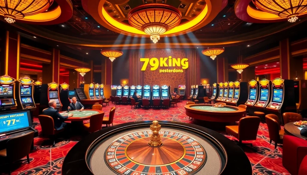 Experience the thrill of 79King with exciting games and vibrant casino elements.
