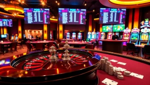 Experience thrilling games at PG88 casino, featuring roulette, poker chips, and live betting!