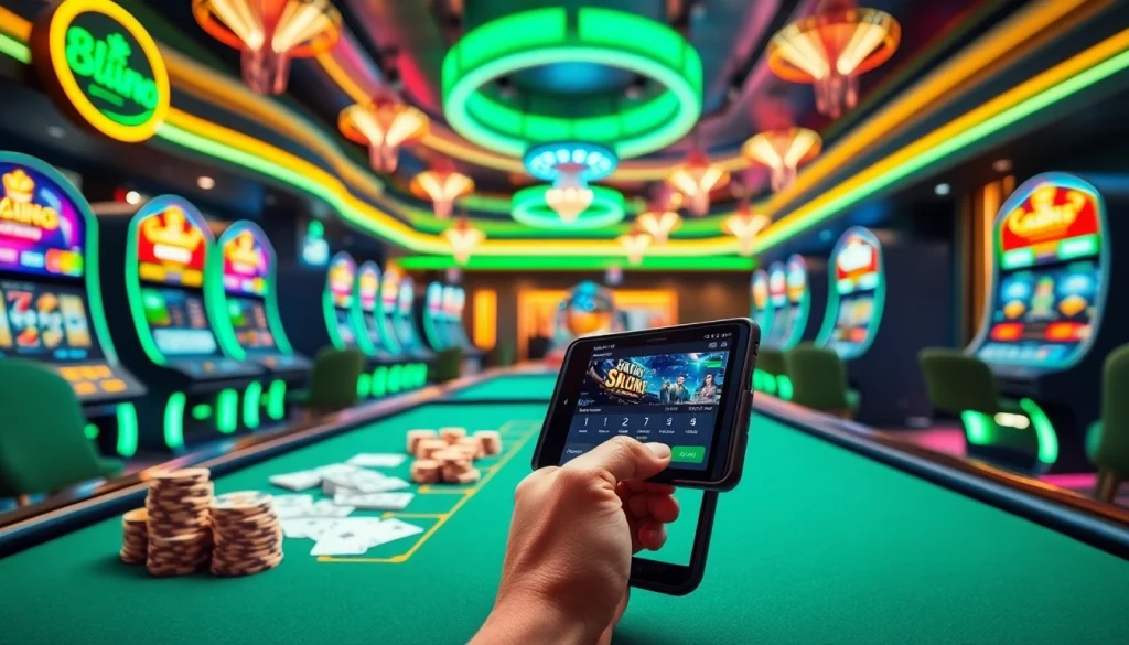 Experience vibrant online gambling at S8, showcasing cards and high-tech slots.