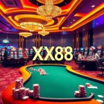 Winning at XX88 online casino with vibrant tables and players engaged in thrilling games.