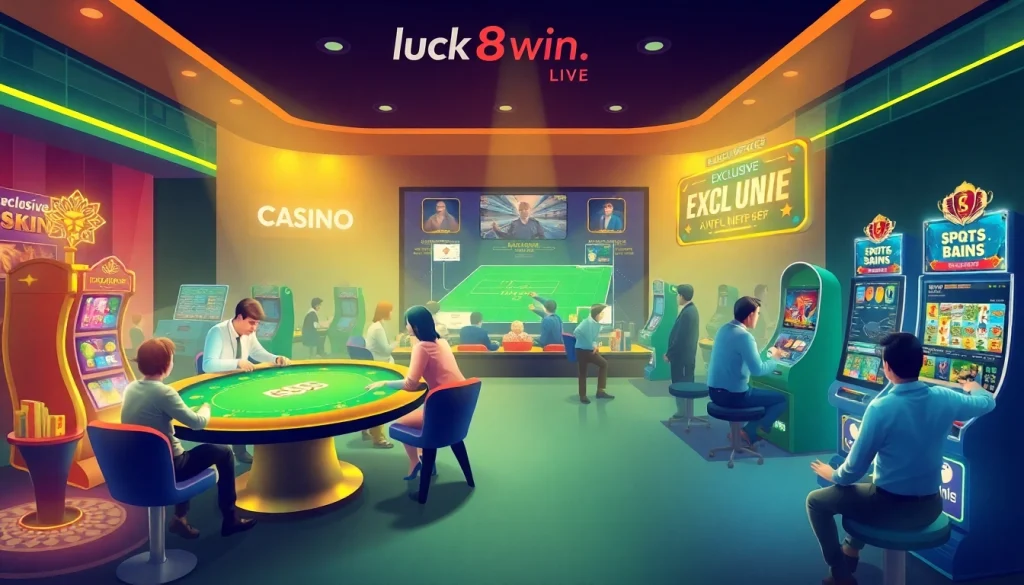 Experience the interactive thrill of gambling at luck8win.live, showcasing diverse online casino games and promotions.