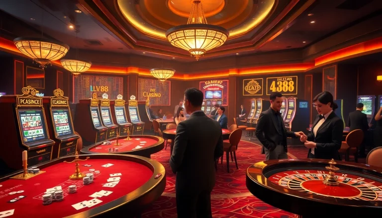 Experience the excitement of LV88 with luxurious casino games and vibrant slot machines.