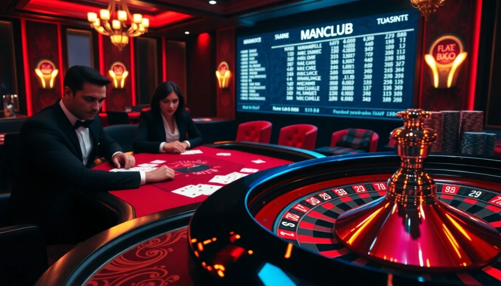 Get ready to win big at MANCLUB with an exciting poker game in a luxurious casino setting.