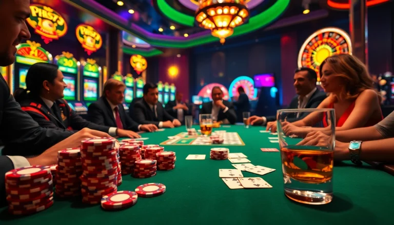 Experience the excitement of gambling at ph33 Casino with vibrant poker games and thrilling slot machines.