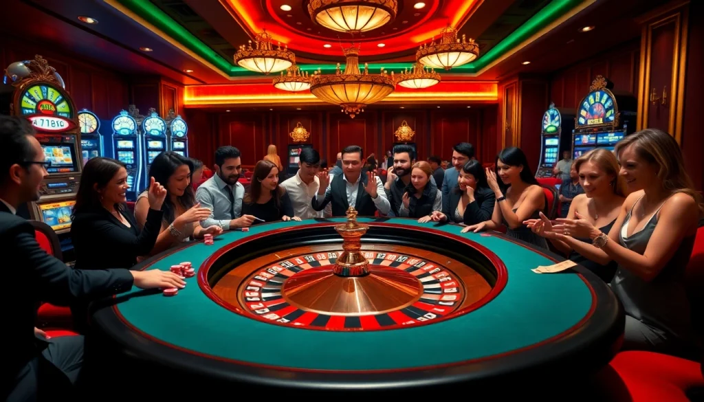 Experience thrilling action at 789CLUB's luxurious casino with vibrant roulette and colorful chips.