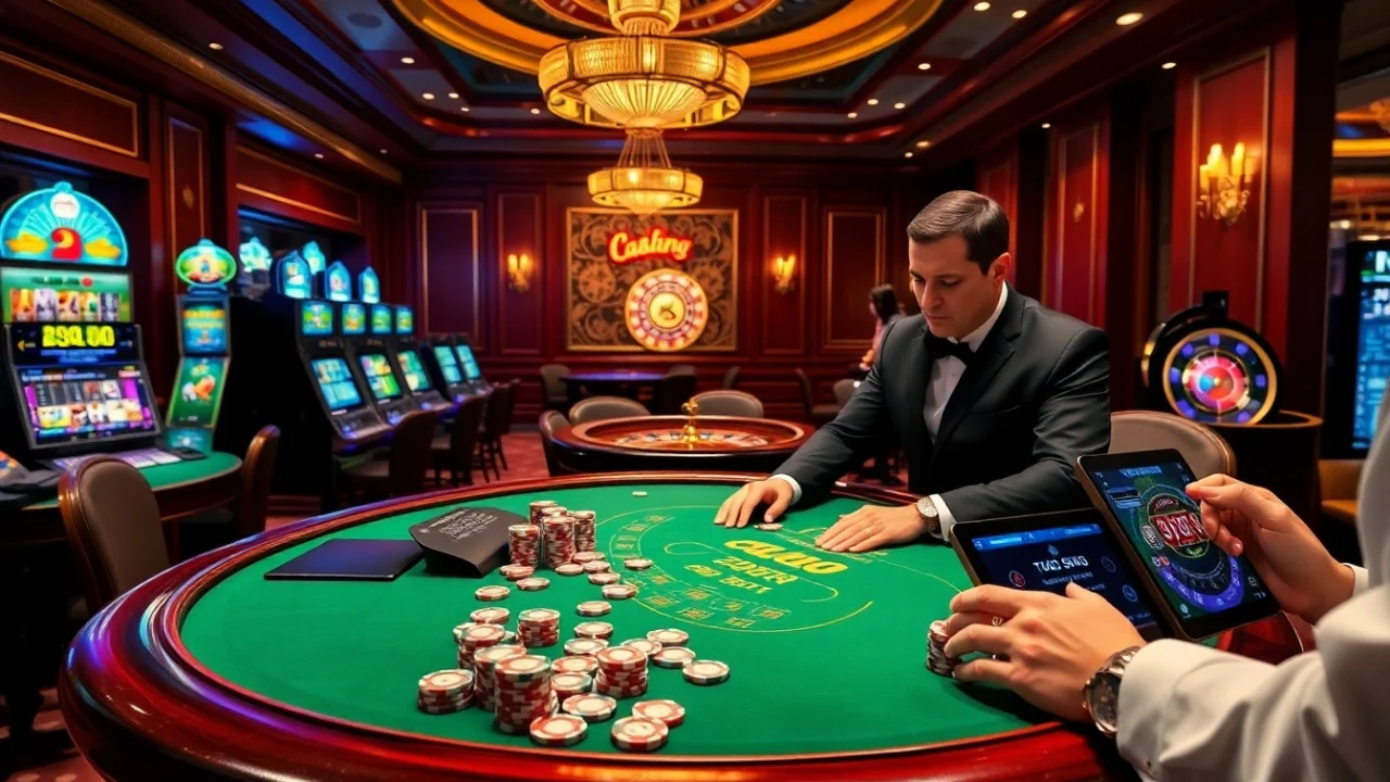 Experience high-stakes action at the live dealer table from https://lc88.onl/ with luxurious poker chips and winning strategies.