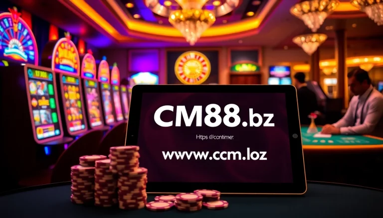 Experience thrilling gameplay at https://cm88.bz/ with vibrant slot machines and exciting live dealer games.