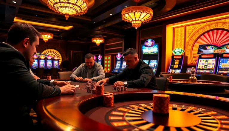 Experience the thrill of gambling at 8kbet with luxurious poker games and vibrant slot machines.