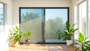 Enhancing interiors with Flyscreenmaxx, a sleek flyscreen integrated into modern home design.