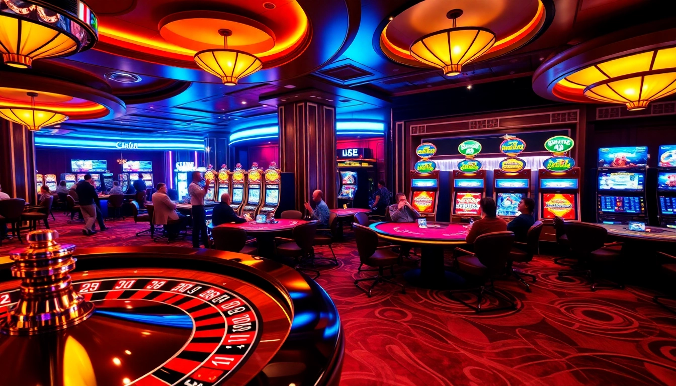 Catch thrilling casino action with J8 poker chips and roulette excitement in a luxurious setting.