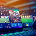 Online gaming platform interface showcasing sports betting and casino games at https://jun88pl.com/ with vibrant colors and secure elements.