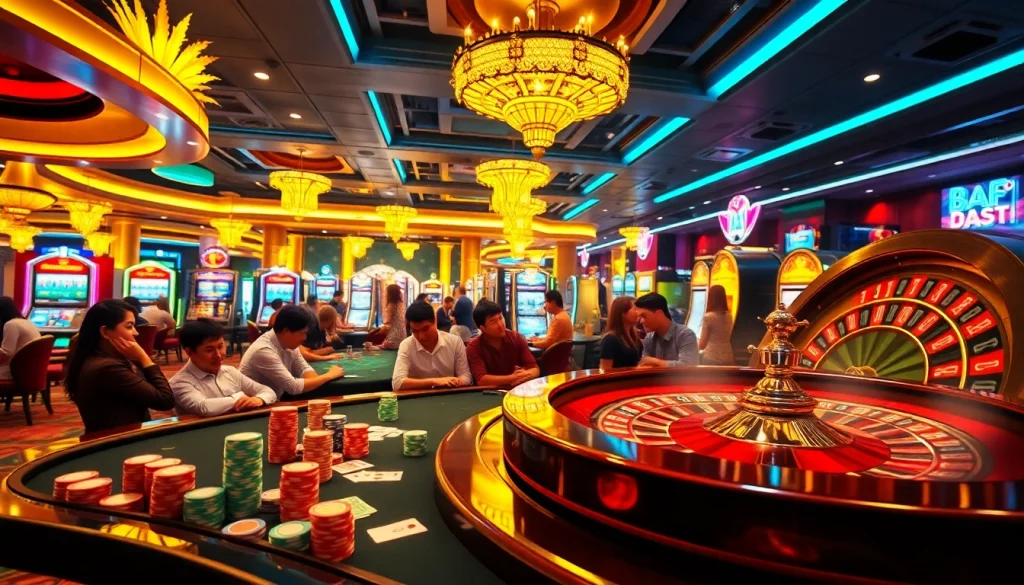 Experience thrilling gameplay at https://bl555.training/ with vibrant casino atmosphere and poker action.