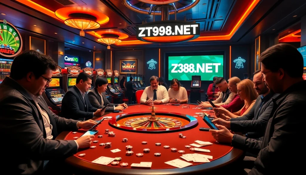 Experience the thrill of ZT9398.NET with vibrant casino gaming visuals and excitement.
