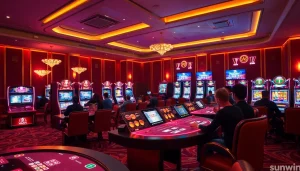 sunwin premium online gaming environment with luxurious casino elements