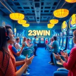 Exciting online gaming scene featuring 23WIN with diverse players and vibrant atmosphere.