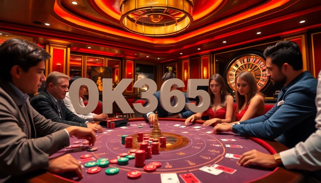 Experience the thrill of gambling at OK365 with vibrant casino games and high-stakes action.