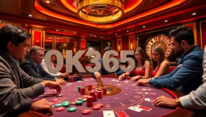 Experience the thrill of gambling at OK365 with vibrant casino games and high-stakes action.
