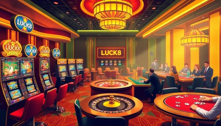 Người chơi LUCK8 tận hưởng không khí casino đầy kích thích với các trò chơi sống động và những khoảnh khắc chiến thắng.