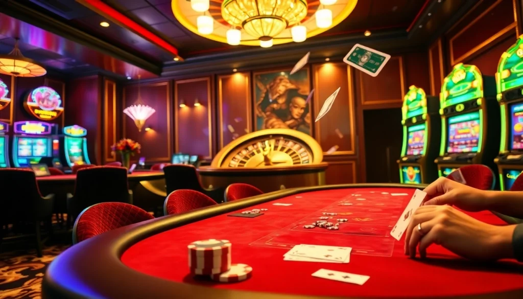 Experience high-stakes excitement at 789win vip casino with vibrant gaming tables and thrilling action.