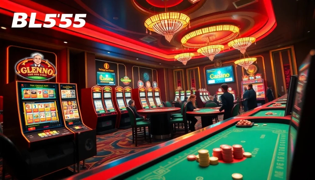 Experience high-stakes gambling at Nhà cái BL555 with an exciting casino atmosphere featuring live tables and jackpot slots.