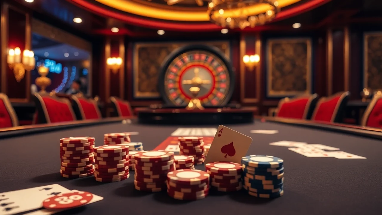 Experience the thrill with bí quyết chơi casino 888now at an elegant poker table with high-quality chips.