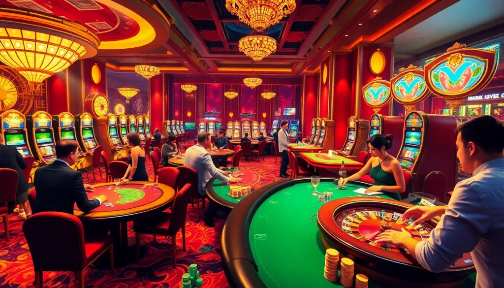 Engage in thrilling gameplay at https://789win2026.com/ with vibrant casino tables and excited players.