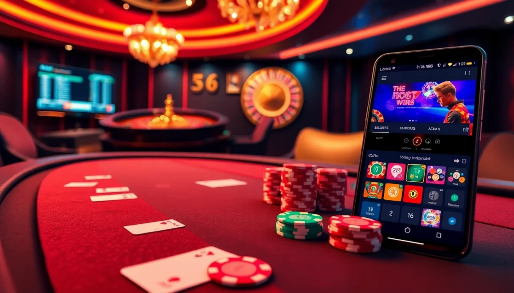 Experience luxury gaming at loto188.gb.net with vibrant poker chips and classic casino visuals.