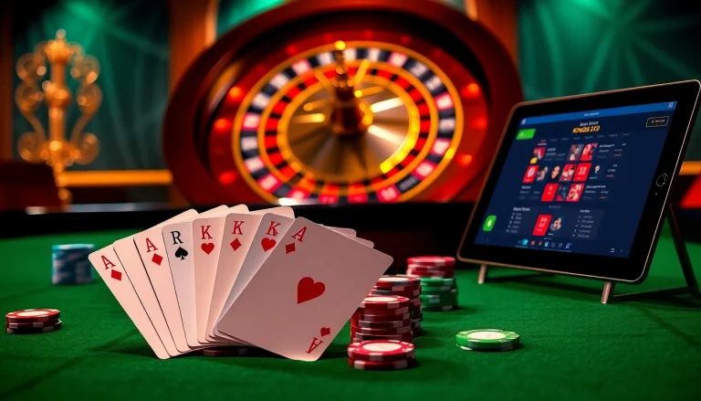 Experience the excitement of live casino gaming at https://king882026.com/ with vibrant poker action and roulette fun.