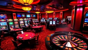Experience thrilling gameplay at 58win casino with vibrant tables and exciting slot machines.
