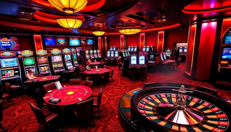 Experience thrilling gameplay at 58win casino with vibrant tables and exciting slot machines.