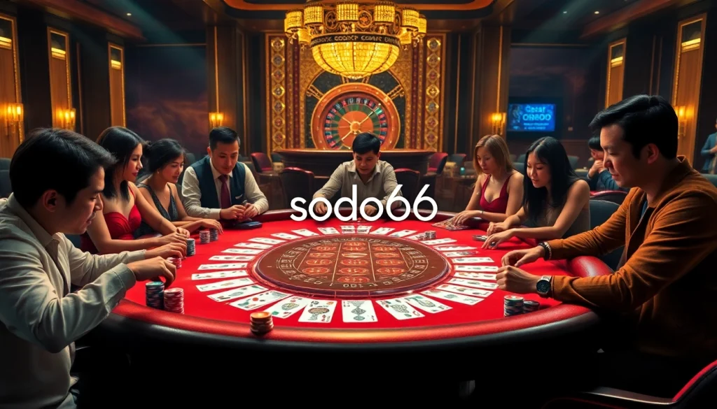 Experience thrilling Baccarat action at sodo66 with engaging gameplay and luxurious atmosphere.