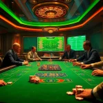 Tỷ lệ bóng đá highlighted on dark casino table with vibrant chips, capturing the thrill of sports betting.