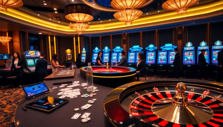 Experience the vibrant atmosphere of Trang Chủ S8 with professional dealers at play.