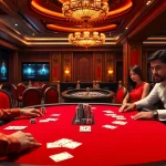 Experience high-stakes poker at 789f, showcasing intense gameplay and luxurious casino ambiance.